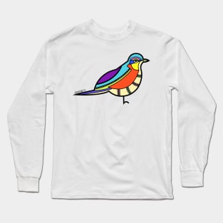 Singing Thrush Long Sleeve T-Shirt